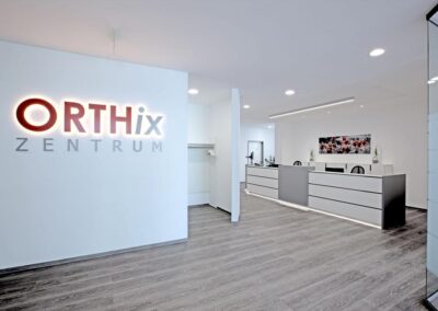 Bild vom ORTHix Standort 2, in der Ulmer Straße Augsburg | Empfang